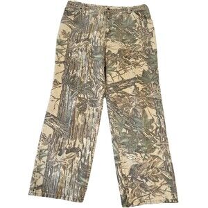 VTG Cabela’s Pants Sz 40 Realtree Camouflage Straight Leg Denim Made In USA